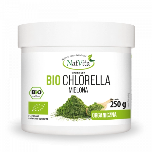 chlorella bio mielona